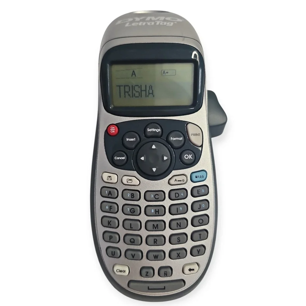 Dymo Letratag LT-100H Handheld Label Maker w White‎ Label Refill